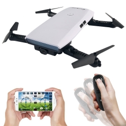 Eachine E56 720P WIFI FPV Selfie Drone With Gravity Sensor Altitude Hold Mode RC Quadcopter RTF - Three Batteries