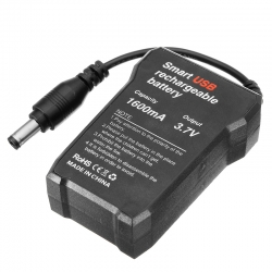 Eachine VR007 Pro 3.7V 1600mAh LiPo Battery For FPV Goggles Headset Support USB Charging