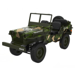 Eachine EC01 1/10 2.4G 4WD Rc Car Jedi Transporter Camouflage Military Truck RTR Toys- One Battery