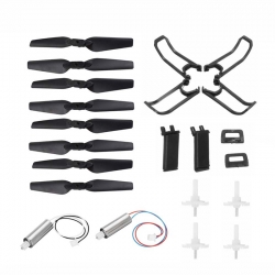 Eachine E58 RC Drone Quadcopter Spare Parts Crash Pack Kits Propeller Blade Set With Clip Motor Gear Props Guard