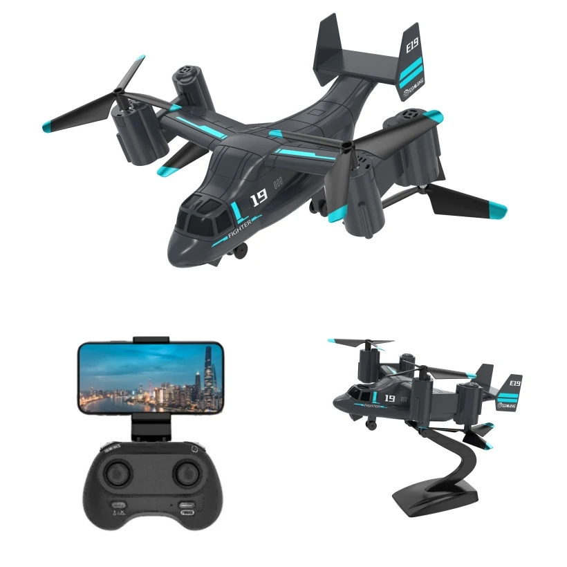 Camera Drone RC WIFI Control 6 CH Headless Mode 2.4Ghz UK Helicopter RTF FPV RC 