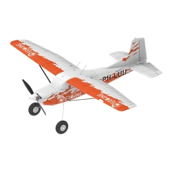 Eachine Mini Cessna 550mm Wingspan EPP 2.4G 6-Axis Gyro Stabilizer RC Airplane Trainer Fixed Wing RTF with Flight Controller for Beginner - Two Batteries