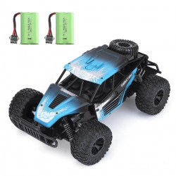 EACHINE EC16 1/16 RC Off Road Truck 2WD Remote Control RC Car High Speed 45 Mins 2.4Ghz 20km/h All-Terrain Waterproof Toy For Children - Two Batteries