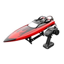 Eachine EBT05 RTR 2.4G 4CH 40km/h Brushless High Speed RC Boat Length 57cm Vehicles Models w/ Capsize Water Cooling System Toys - One Battery